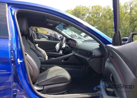 2023 Hyundai Elantra N Line z USA, uszkodzony, nr VIN KMHLR4AF9PU589934